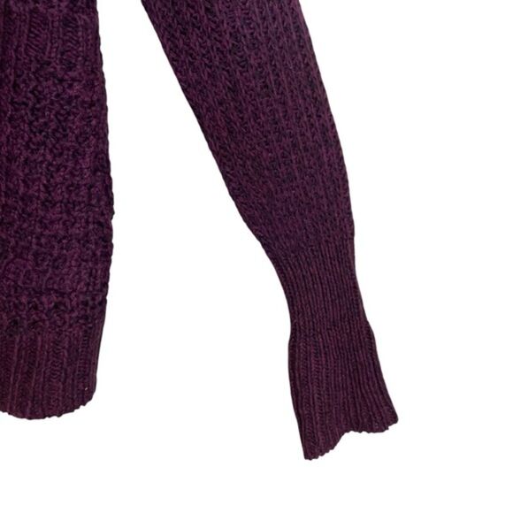 RD style Cotton Blend Chunky Cable Knit Open Front Cardigan NWOT Size XS - Picture 5 of 10